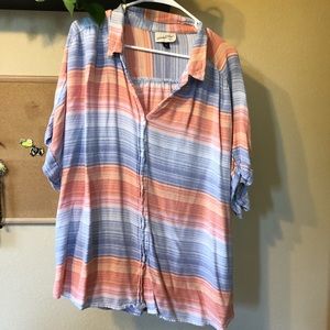 Button down casual shirt sz 4X